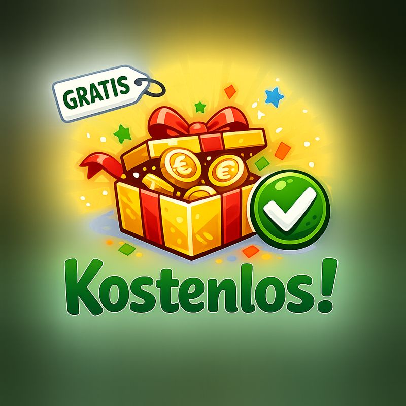 Kostenlos! Keine Zahlung erforderlich